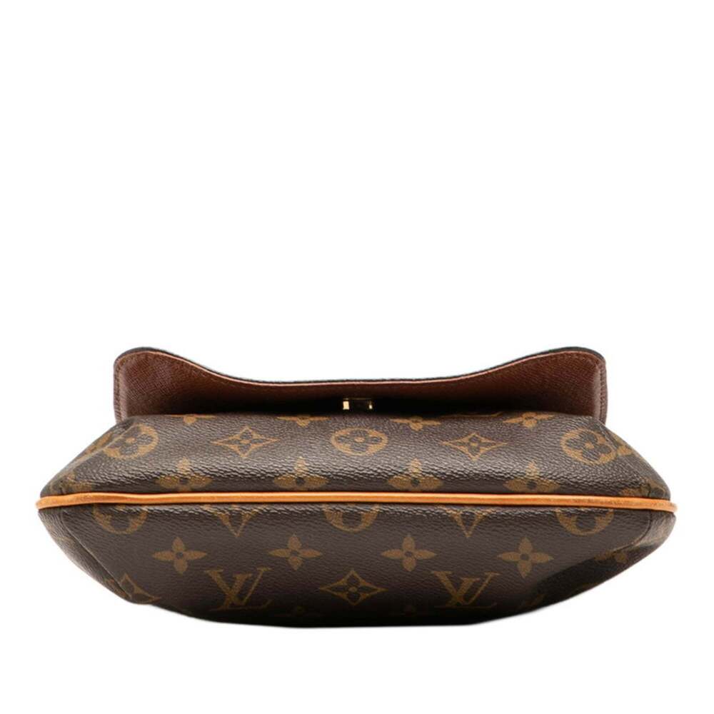 LOUIS VUITTON Authentic Brown Monogram Leather Shoulder Bag - Picture 3 of 6